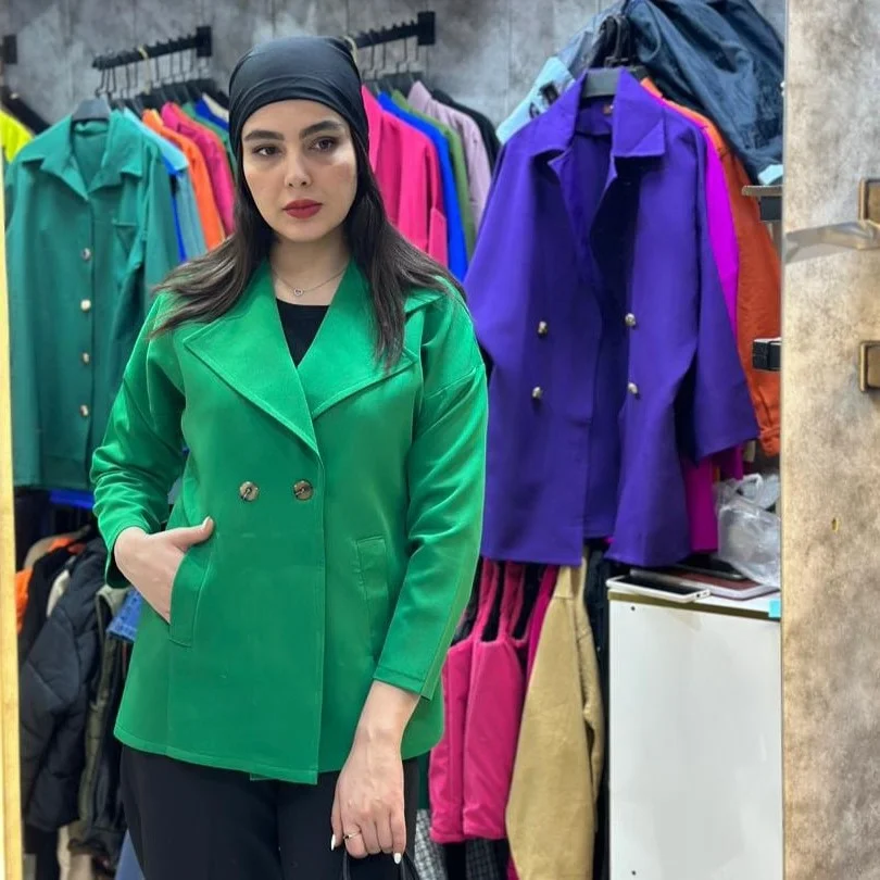 کت تک دو دکمه مینا