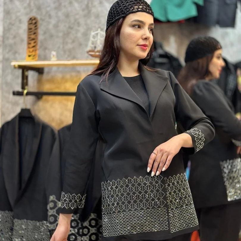 کت مازاراتی نگین کاری