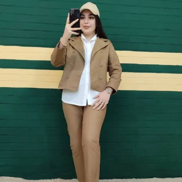 کت و شلوار کتون اعلا جنس شومیز